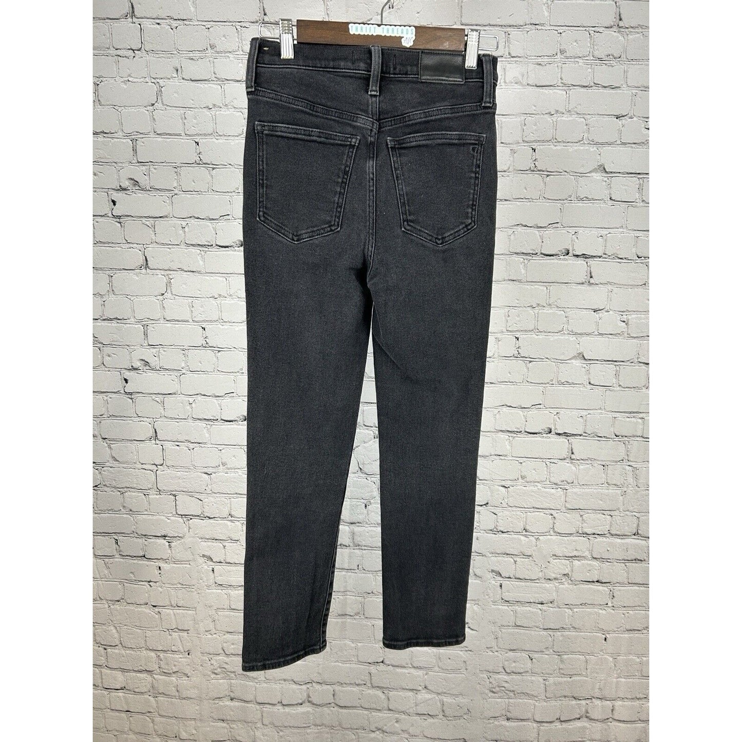 Madewell The Perfect Vintage Jean Black Wash High Rise Jeans Size 25 (24X26)