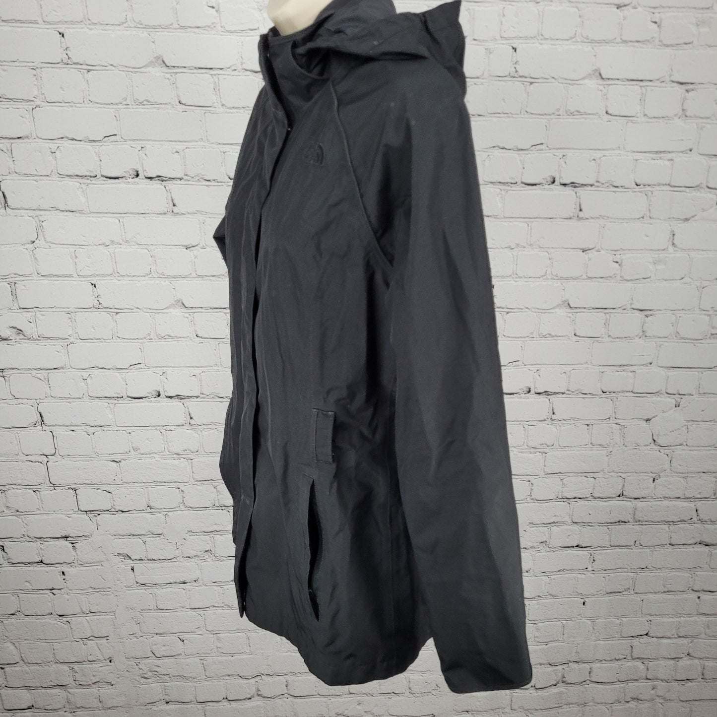 The North Face Black Hooded Full Zip Lightweight Jacket Size Medium M
