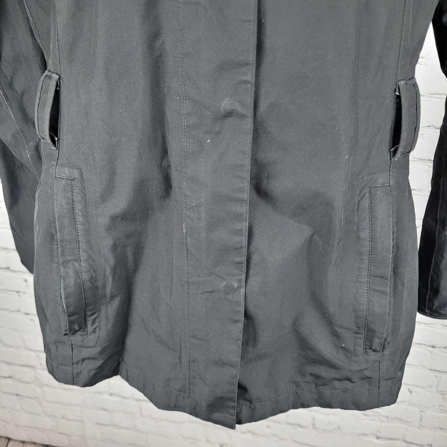 The North Face Black Hooded Full Zip Lightweight Jacket Size Medium M