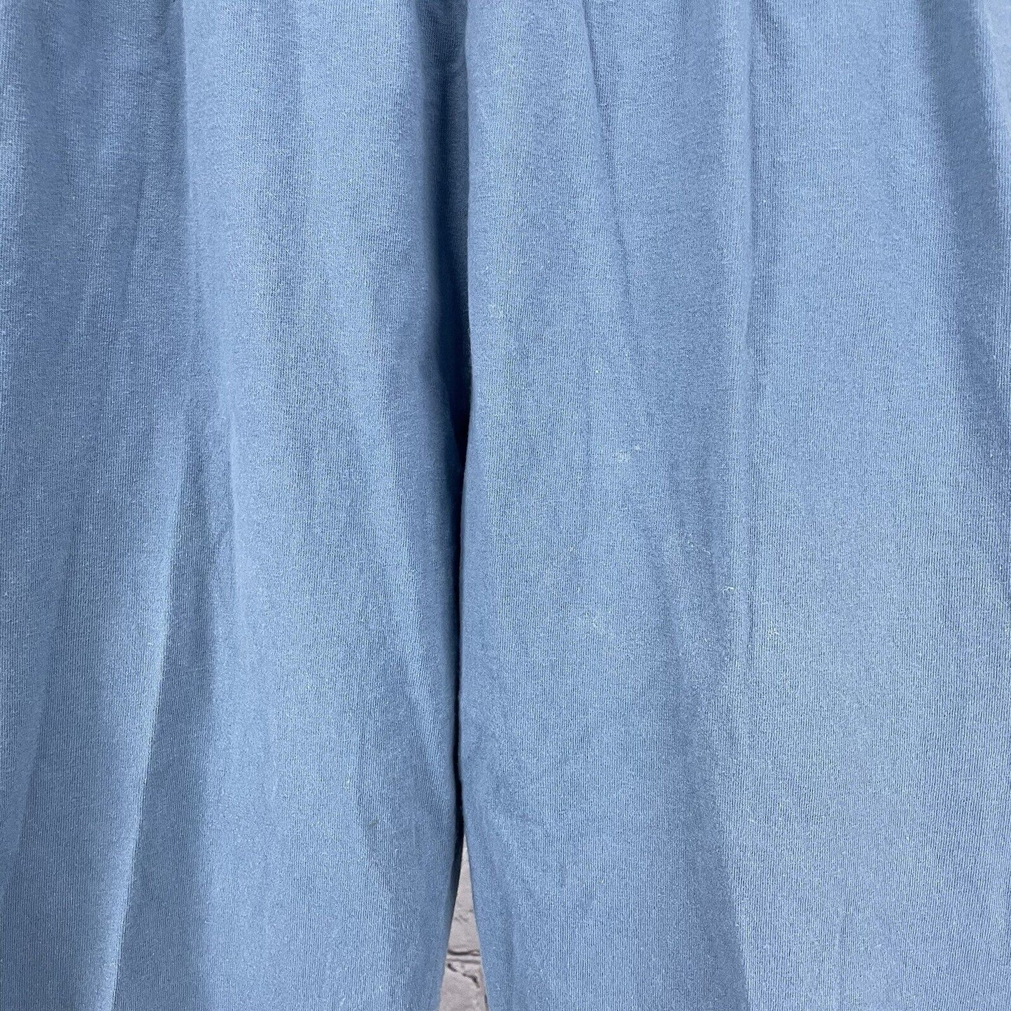 1992 USA Olympic Blue 100% Cotton Lightweight Hi-rise Elastic Pants Size Large L