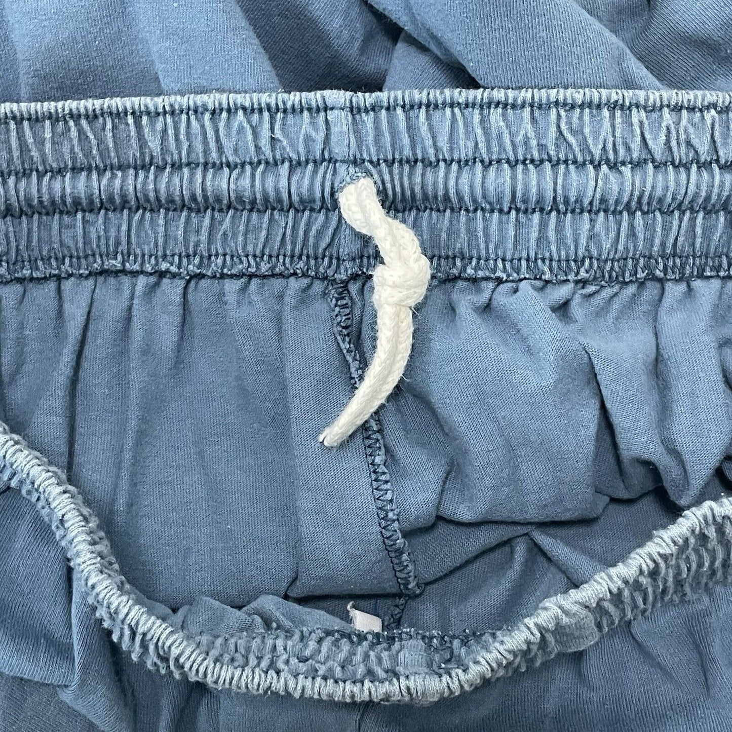1992 USA Olympic Blue 100% Cotton Lightweight Hi-rise Elastic Pants Size Large L