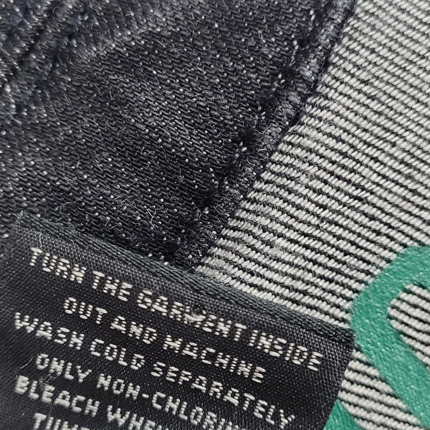 Harry Potter Slytherin Black Denim Stretch Pockets Buttoned Jacket Medium M