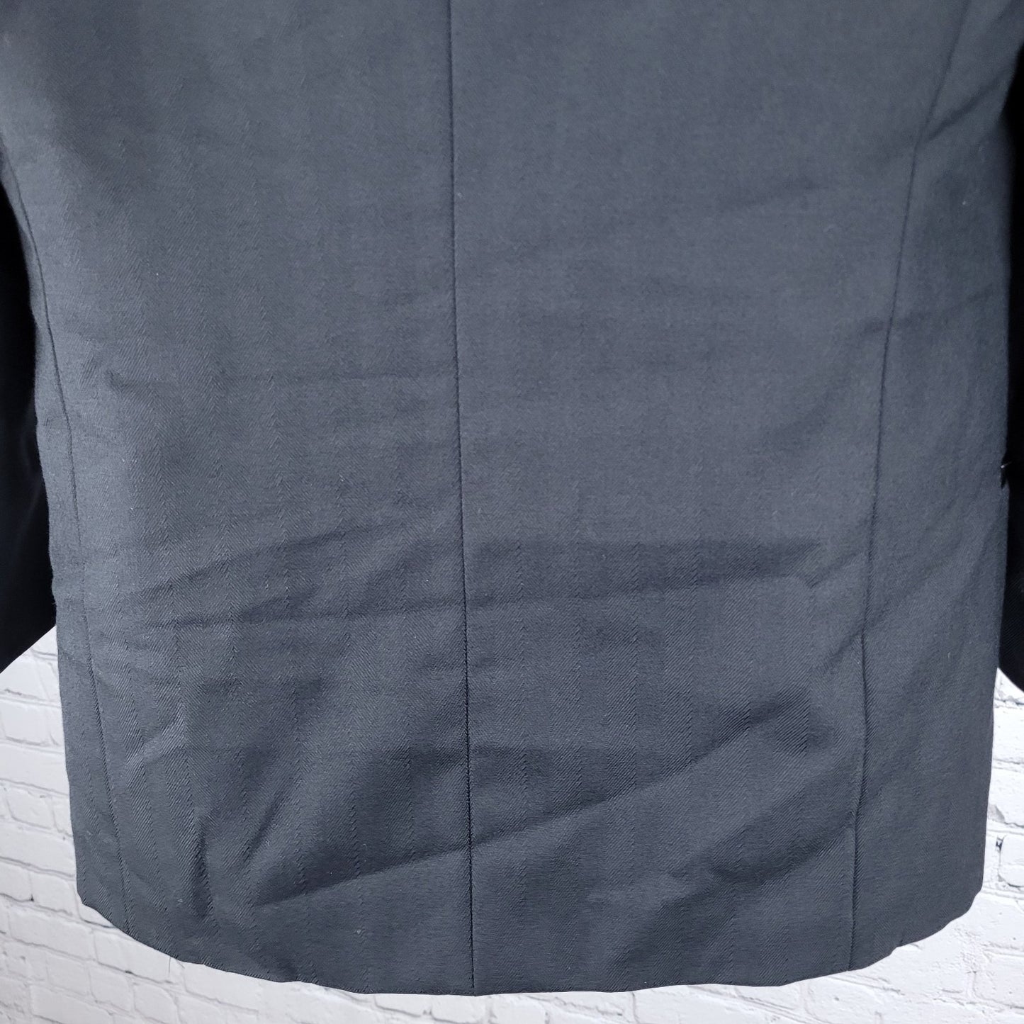 VTG Portfolio Perry Ellis Wool Double Breasted Tuxedo Jacket USA Made Size 40S
