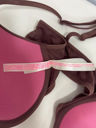 Victoria's Secret PINK Wear Everywhere Push Up Front Close Racerback Bra 34B