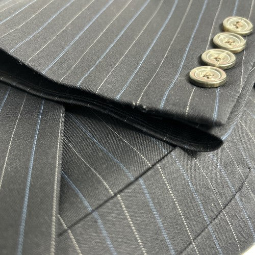 Lauren Ralph Lauren Joseph’s 100% Wool Blue Striped Blazer Jacket Coat Men’s 40L