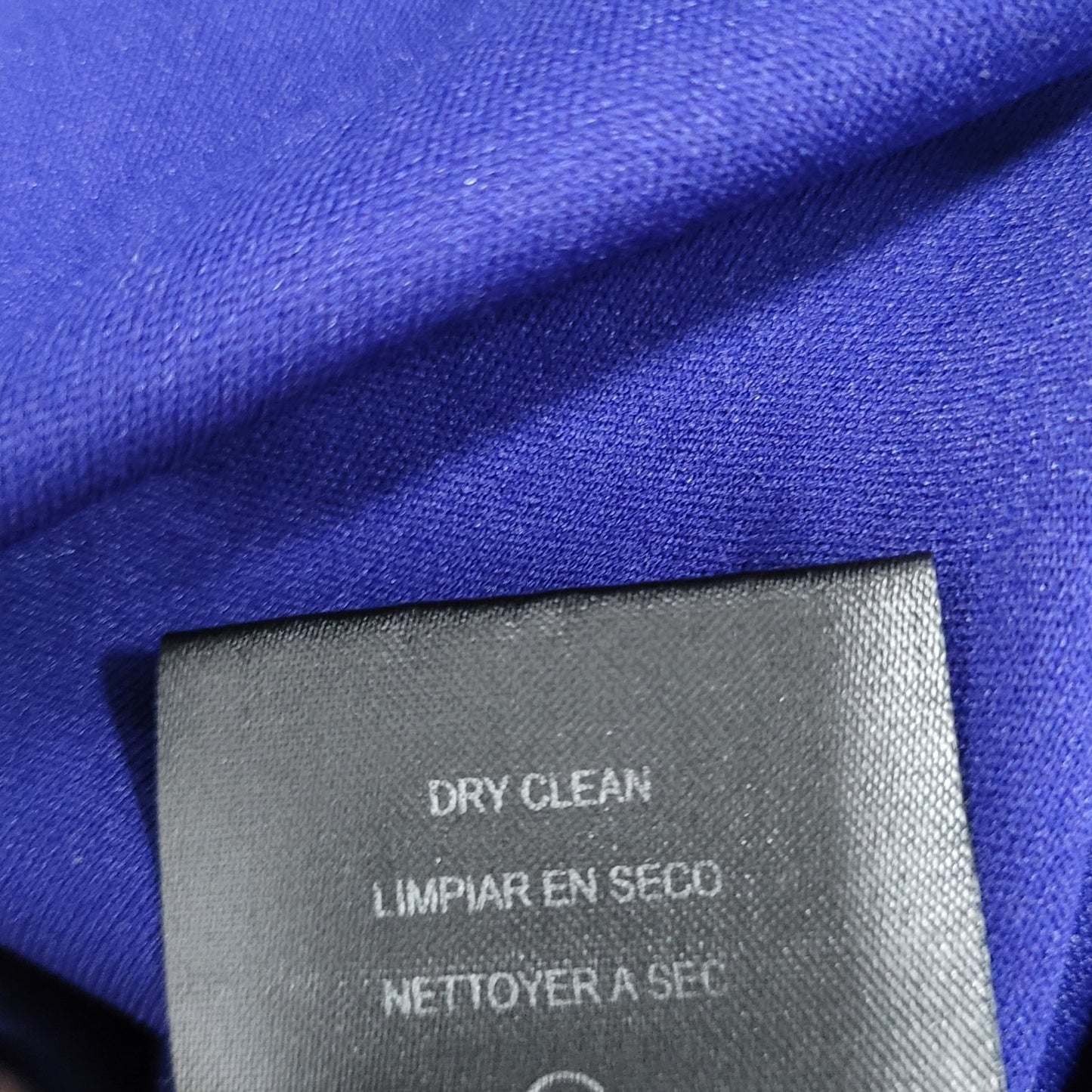 Tahari Blue Short Sleeve Pleated Gathered Waist Stretch Sheath Dress Size 6