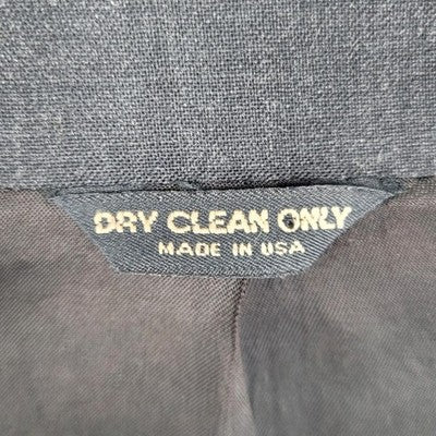 VTG Perlis Grey 100% Wool 2 Button Notch Blazer Sport Coat USA Made Size 42