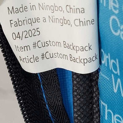Metro Logo Blue Bio International Convention 2025 Laptop Sleeve Mesh Backpack