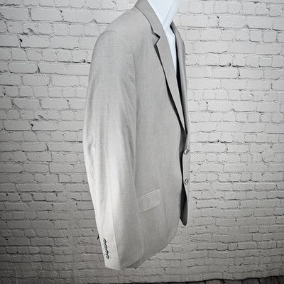 Renoir Blue 2 Button Double Vented Notch Blazer Sport Coat Suit Jacket 48R