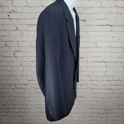 Jack Nicklaus Navy Tournament Series Dell Brothers 2 Button Notch Blazer USA 43R