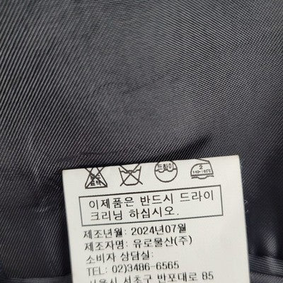 Renoma Paris Homme Navy Stretch Wool 2 Button Notch Lapel Blazer Sport Coat 40