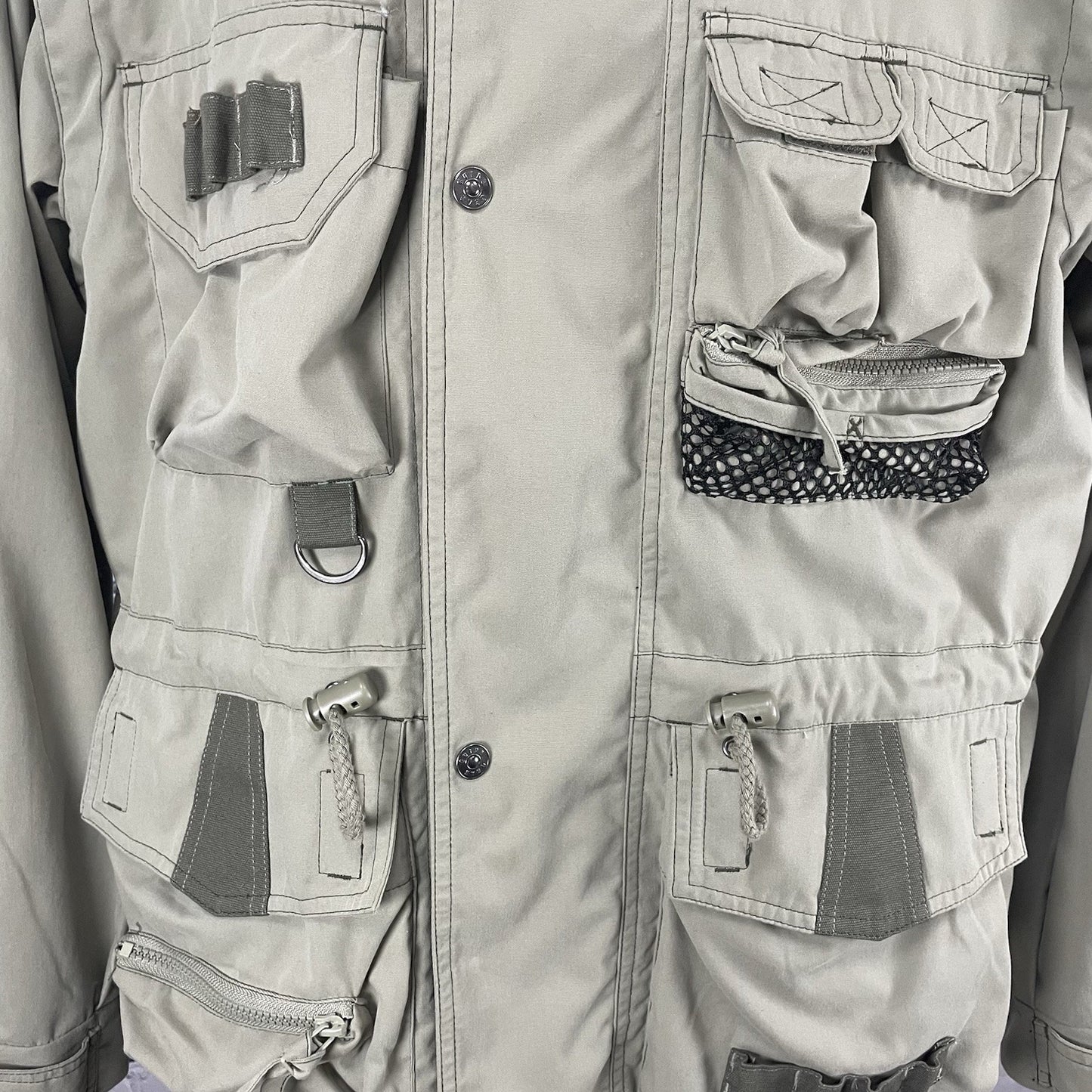 Guide Gear Khaki Green Removable Lining Hood Cargo Pockets Shooting Jacket M