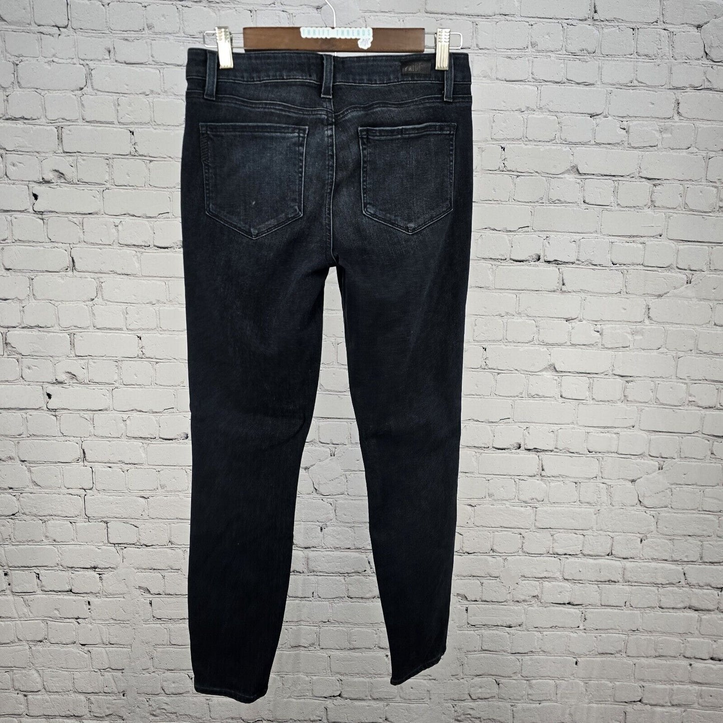Paige Verdugo Ankle Reed Dark Wash Made In USA Mid Rise Jeans Size 29 (28 X 27)