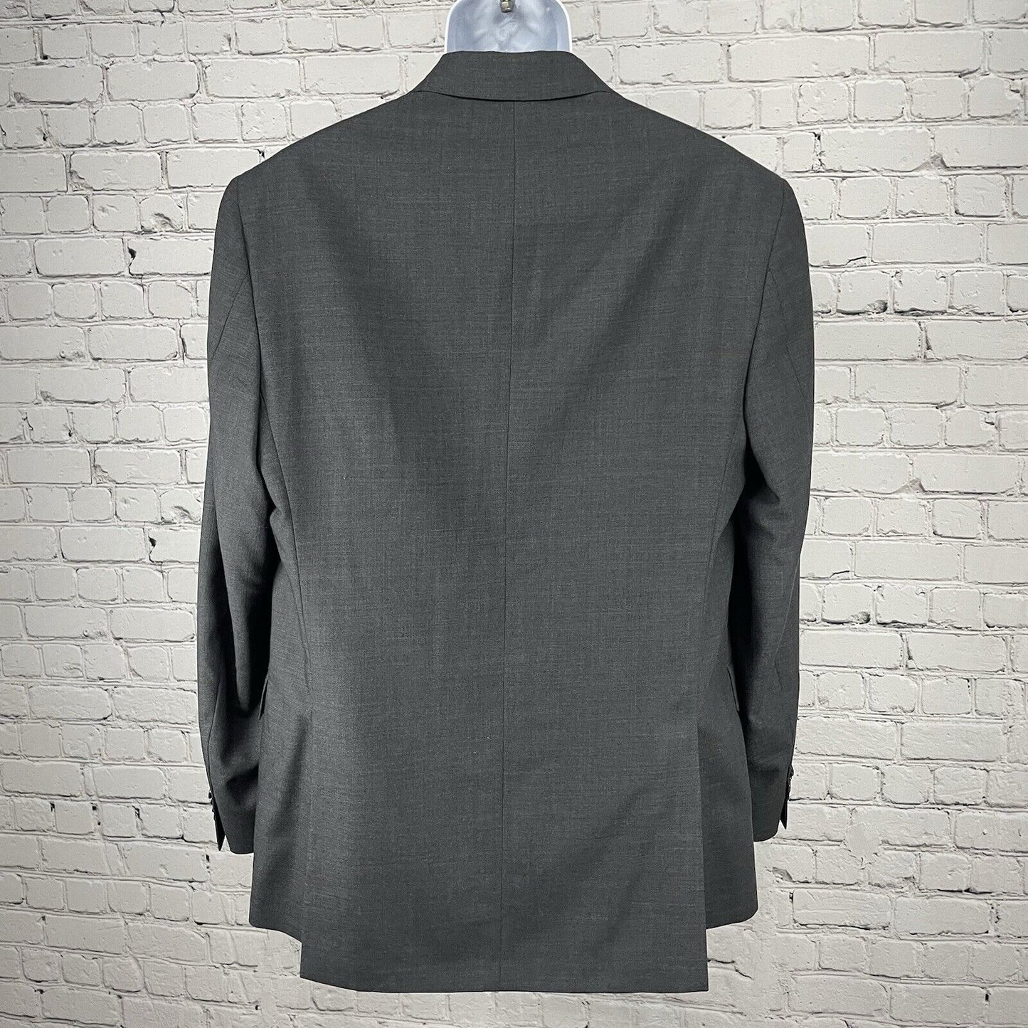Hart Schaffner Marx Grey Smart Suit 2 Button Blazer Sports Coat Size 40L