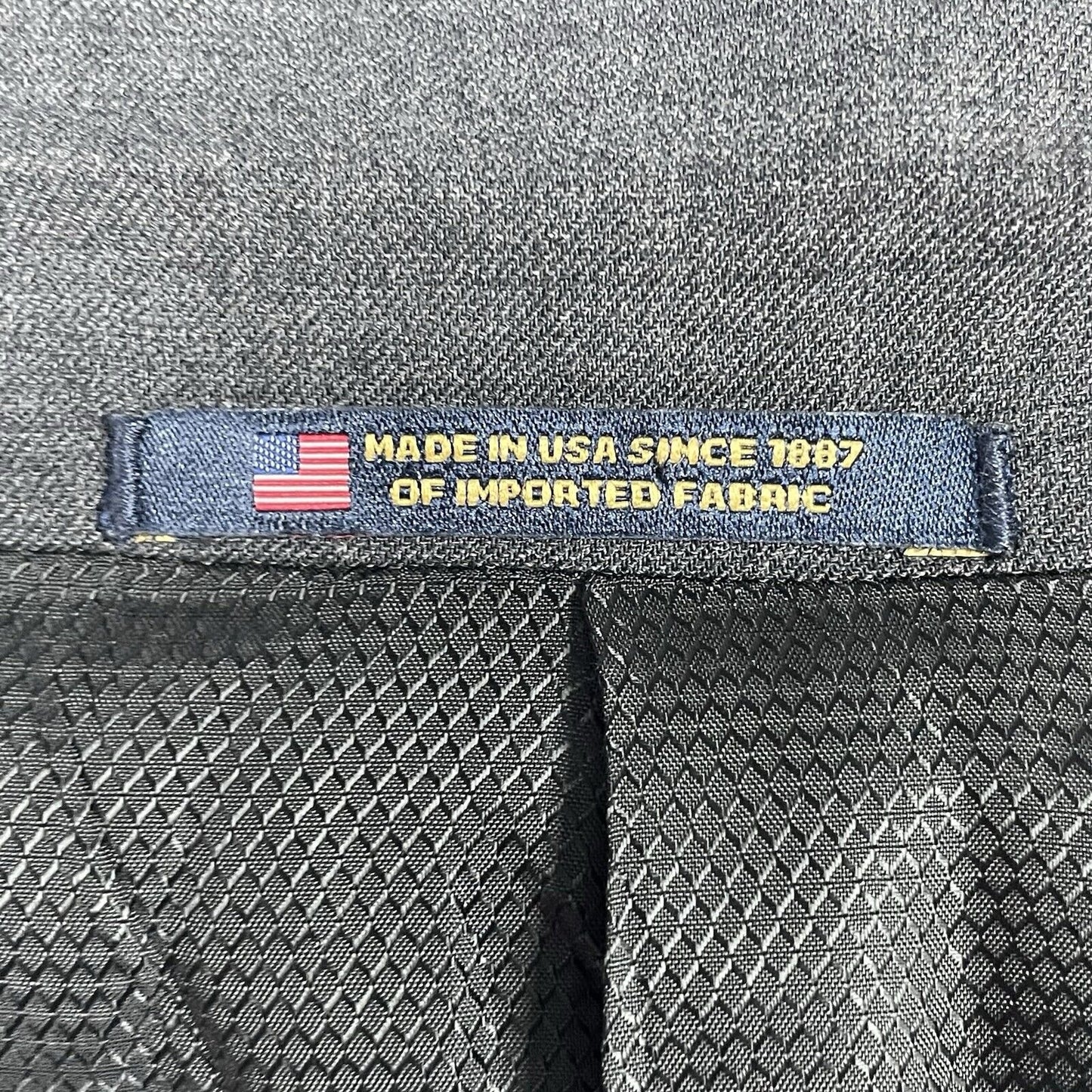 Hart Schaffner Marx Grey Smart Suit 2 Button Blazer Sports Coat Size 40L
