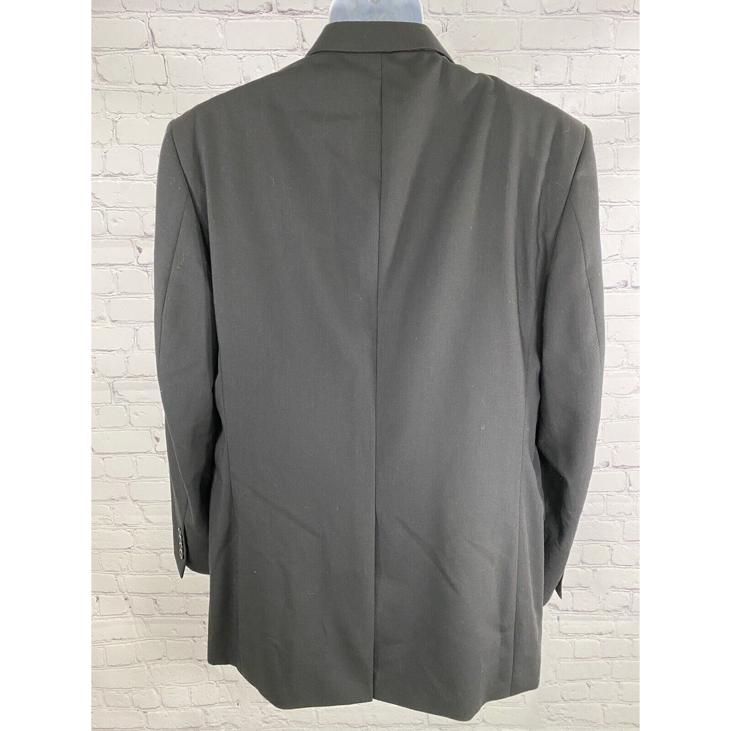 Jos A Bank Black 100% Wool Two Button Jacket Blazer 41R