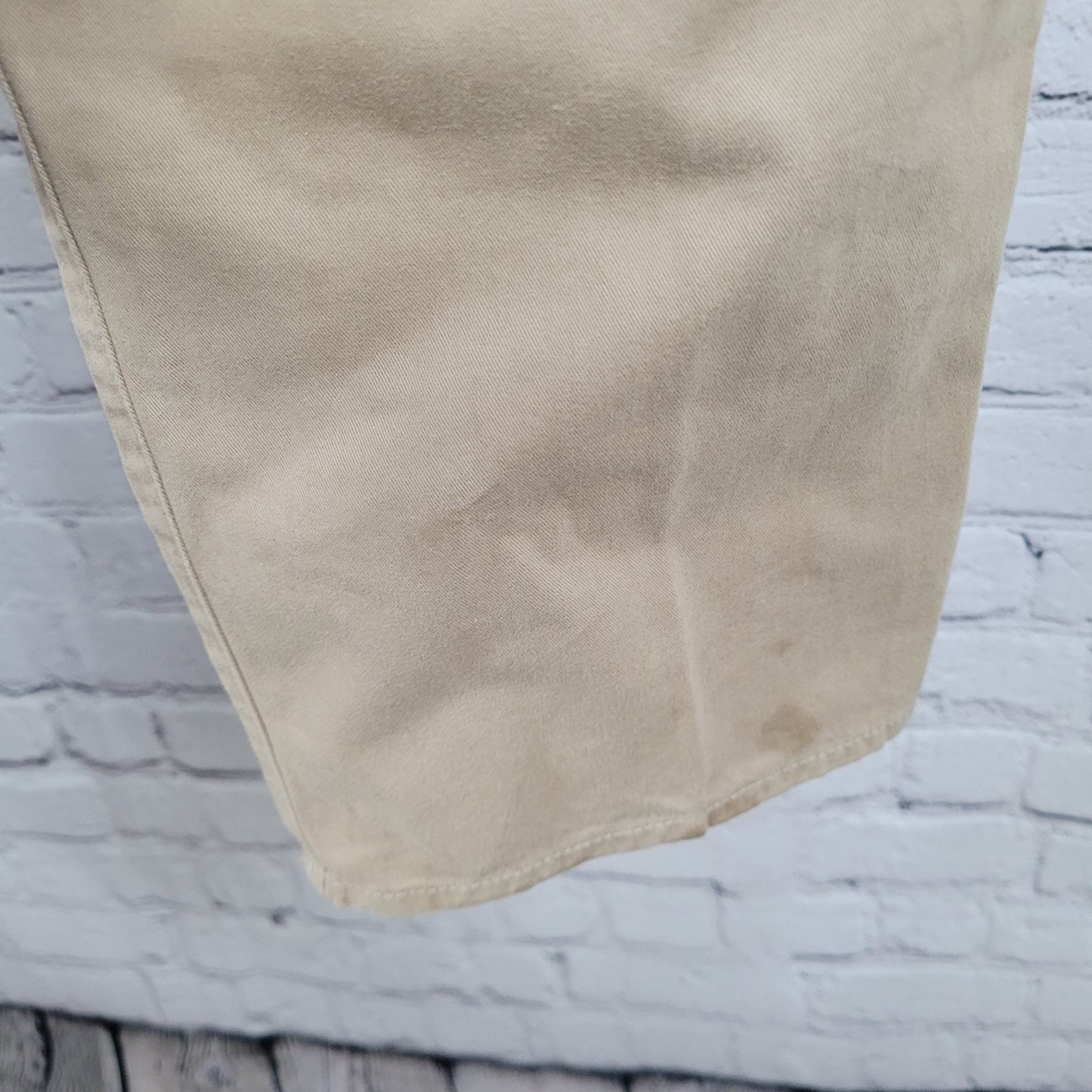 Rag & Bone Standard Issue Khaki 100% Cotton Chino Pants USA Made Size 36 (36x34)
