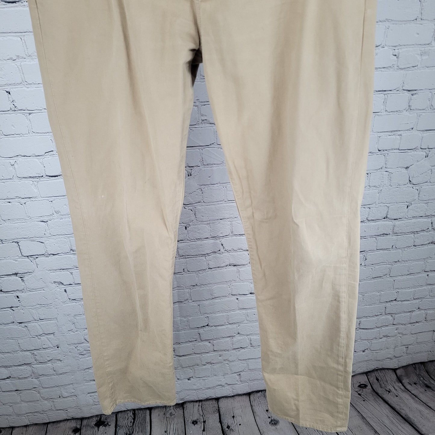 Rag & Bone Standard Issue Khaki 100% Cotton Chino Pants USA Made Size 36 (36x34)