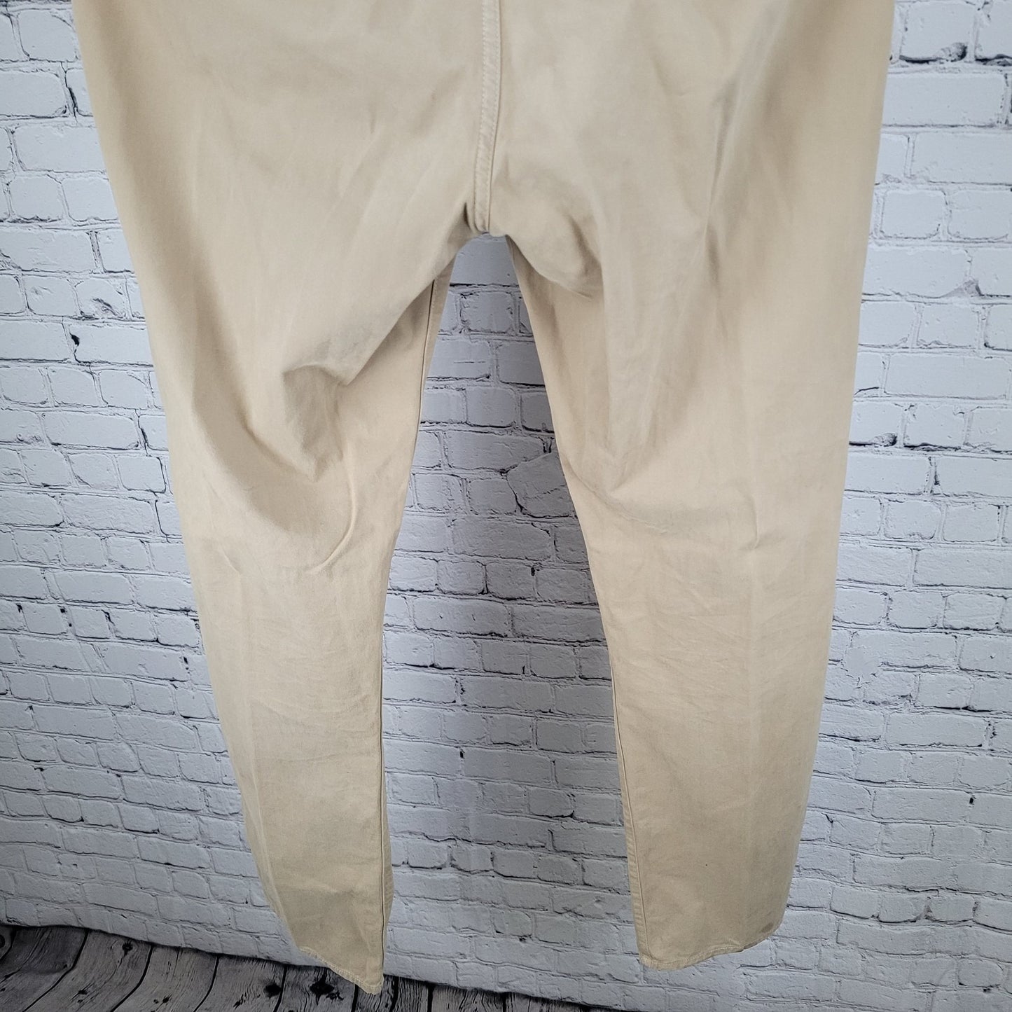 Rag & Bone Standard Issue Khaki 100% Cotton Chino Pants USA Made Size 36 (36x34)