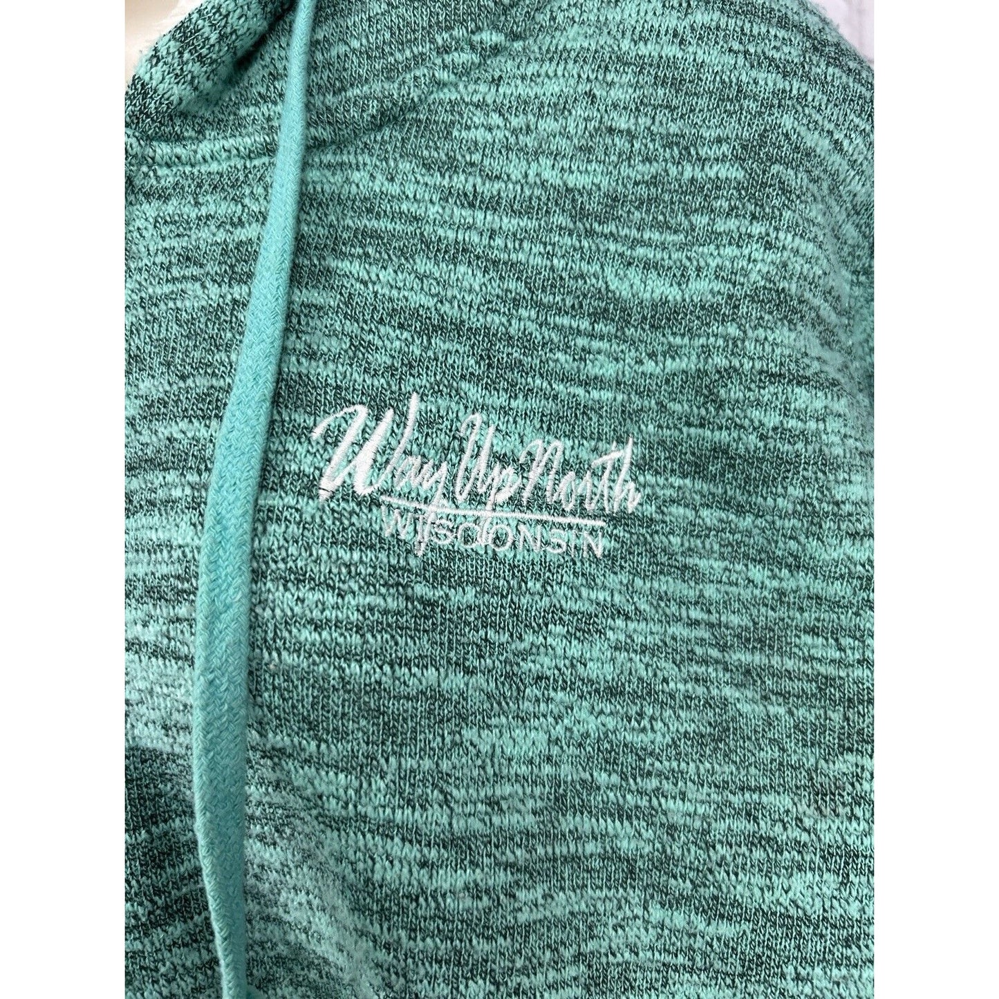Salt Creek Green Long Sleeve Sherpa Lined Hooded Zip Up Jacket Coat Size XL