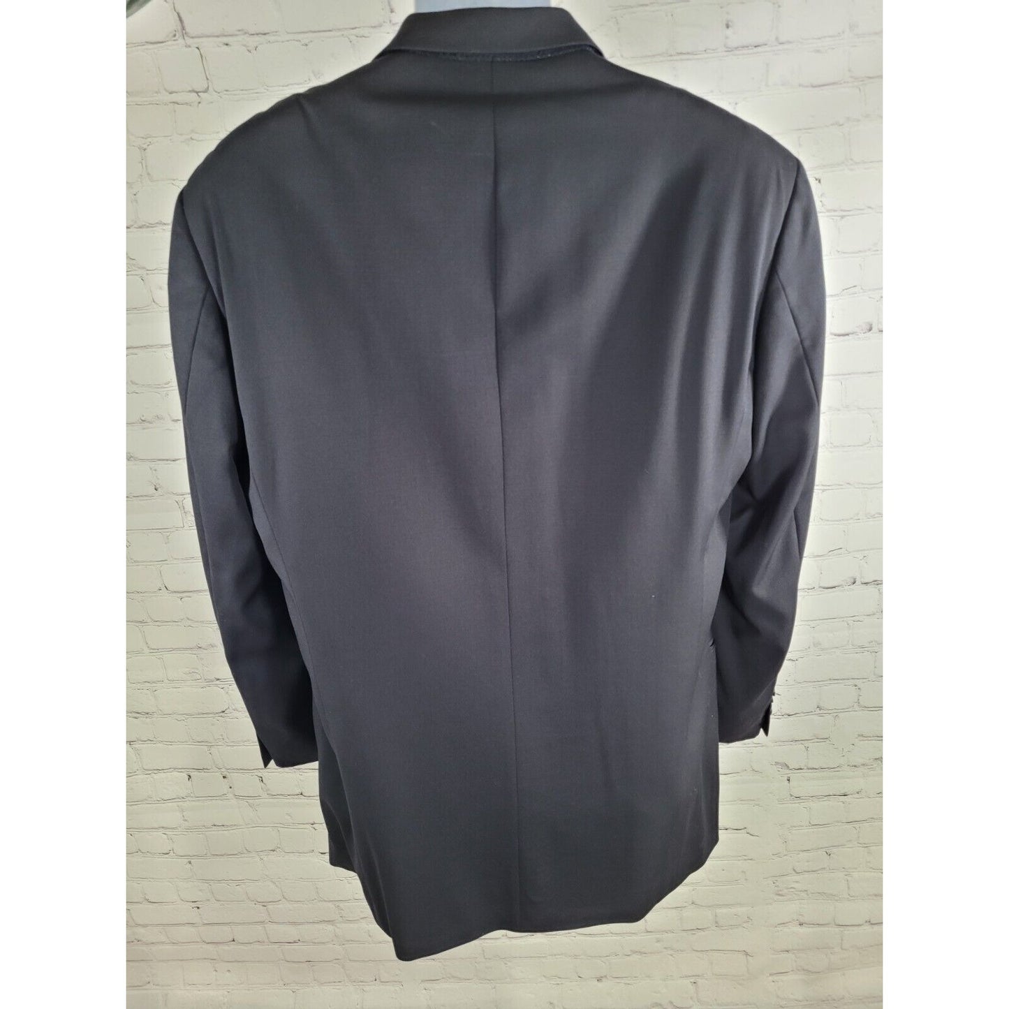 Hugo Boss Dark Blue100% Virgin Wool Super 100 Gailei Sigma US Blazer 42L