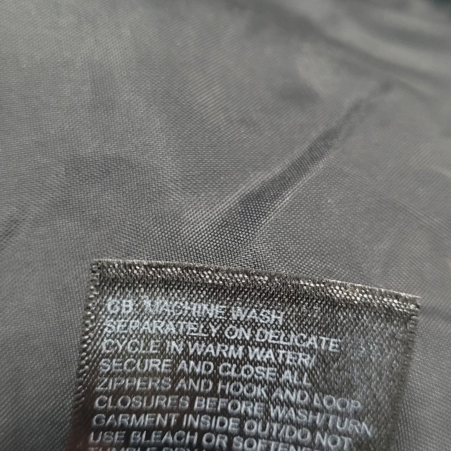 The North Face Black Lightweight Hooded Double Zip Jacket Medium M *no liner