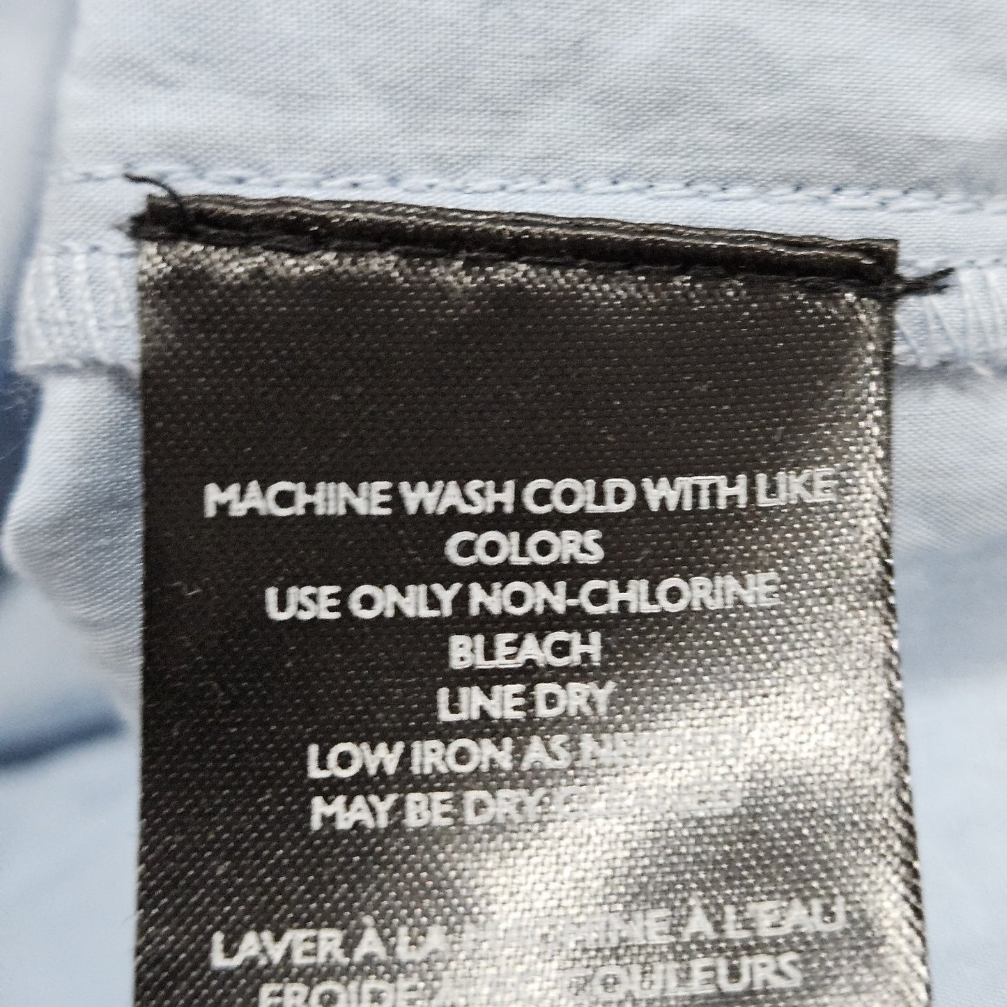 NWT Maeve Anthropologie Blue Mesh Overlay Button Up Long Sleeve Shirt Small S