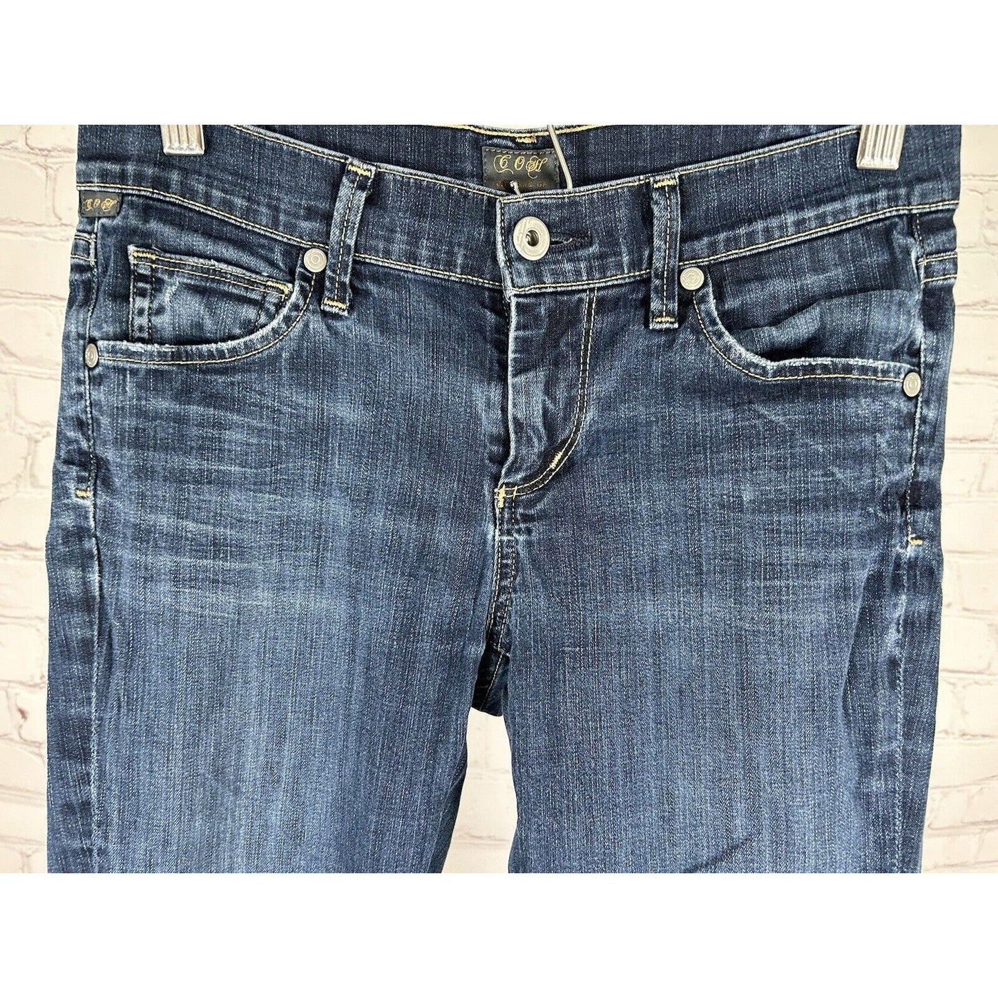 Citizens Of Humanity Ava Low Rise Straight Leg Dark Wash Jeans 25 (27 x 33)