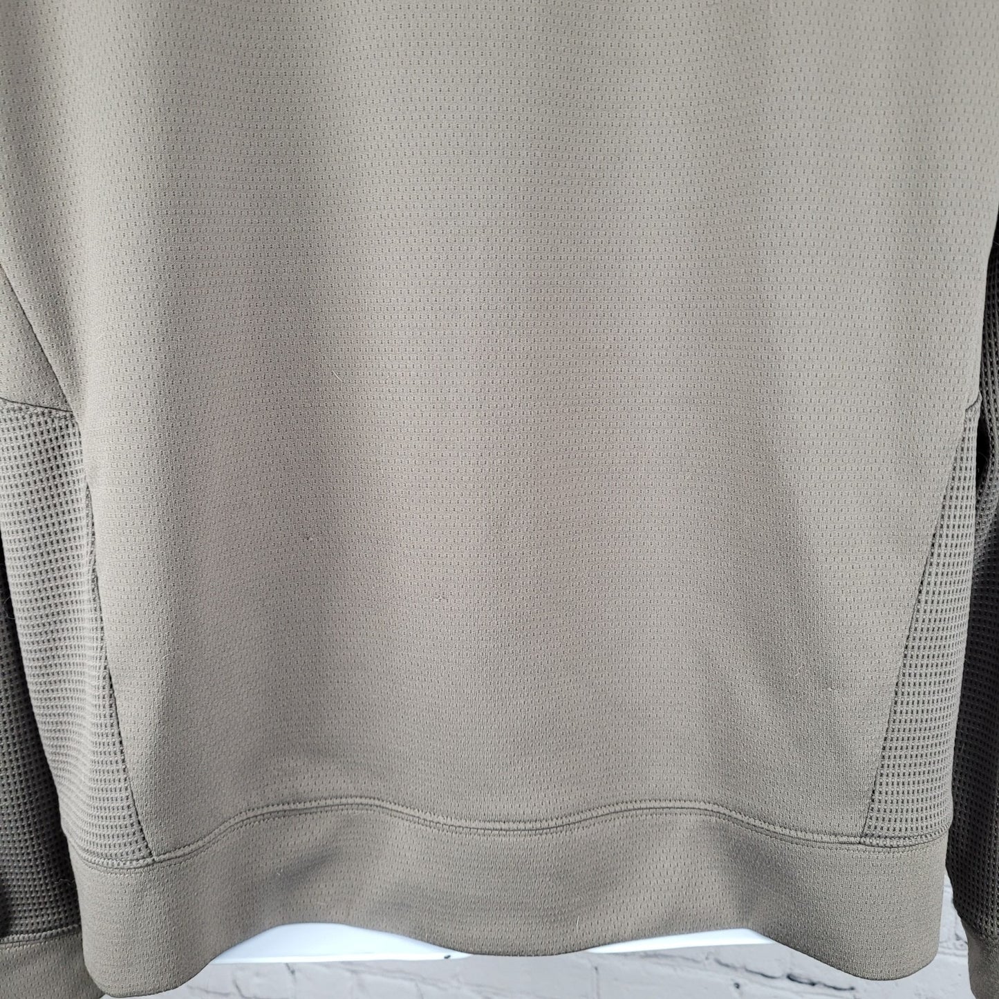 Cutter & Buck Brown DryTec MGA Lost Creek Cup Golf 1/4 Zip Pullover Sweater L