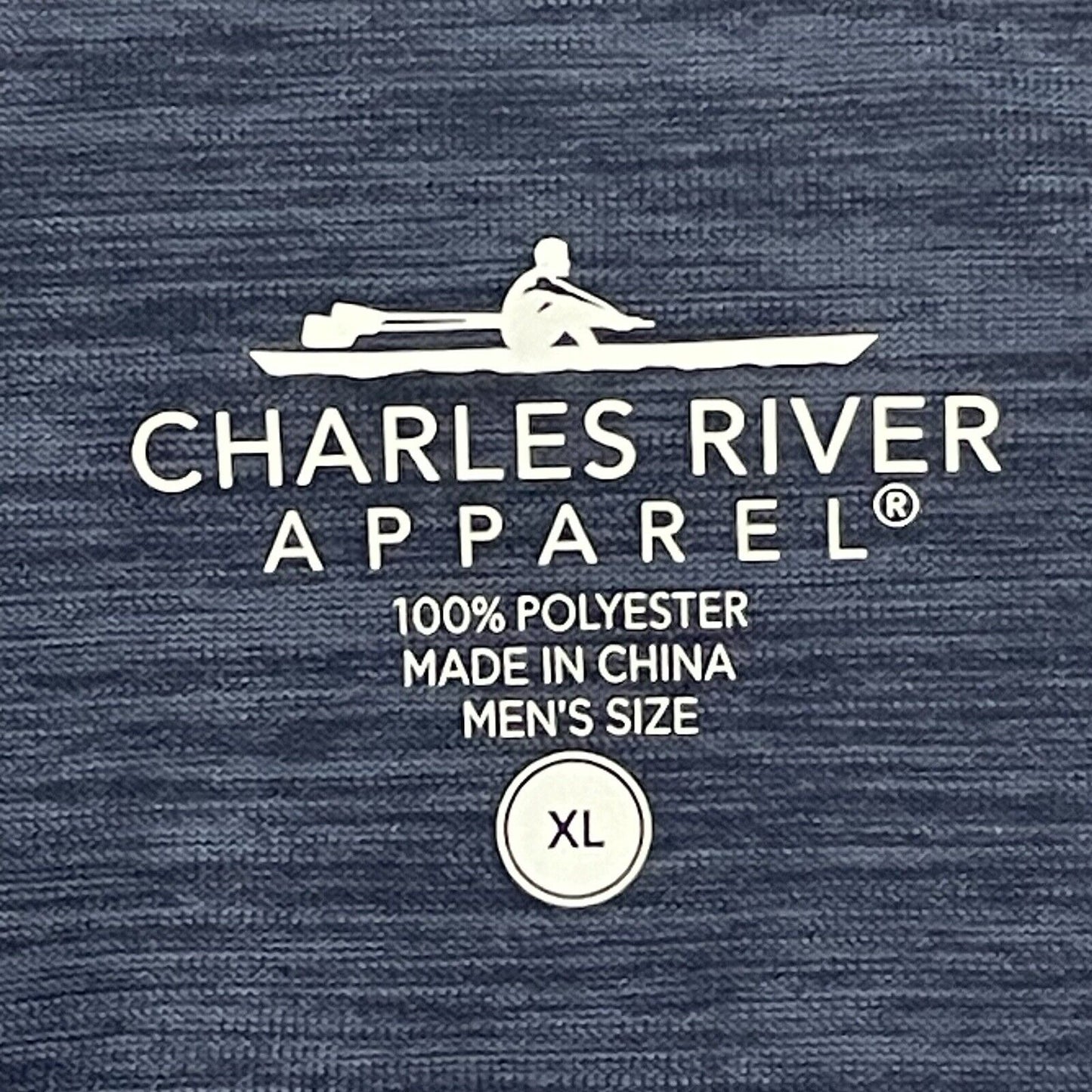 NWT Charles River Blue Hard Iced Tea Button Short Sleeve Collared Shirt Size XL