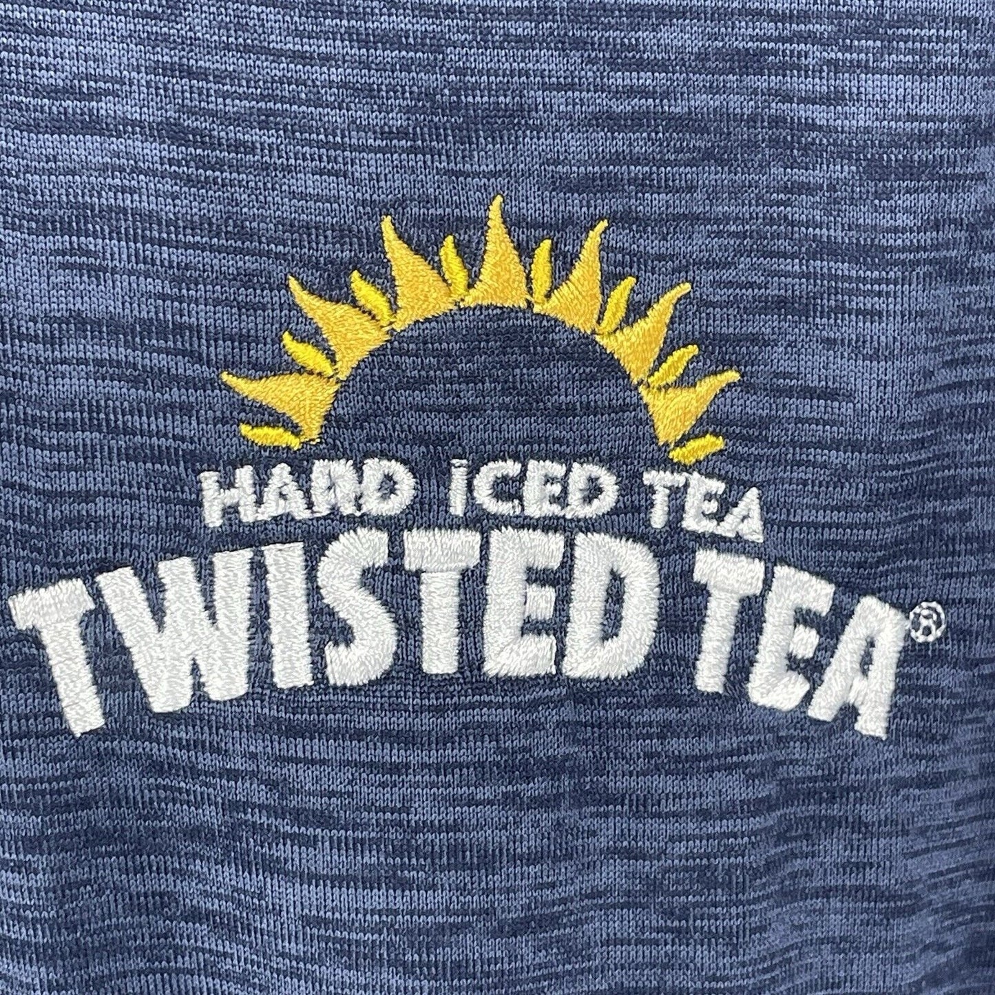 NWT Charles River Blue Hard Iced Tea Button Short Sleeve Collared Shirt Size XL