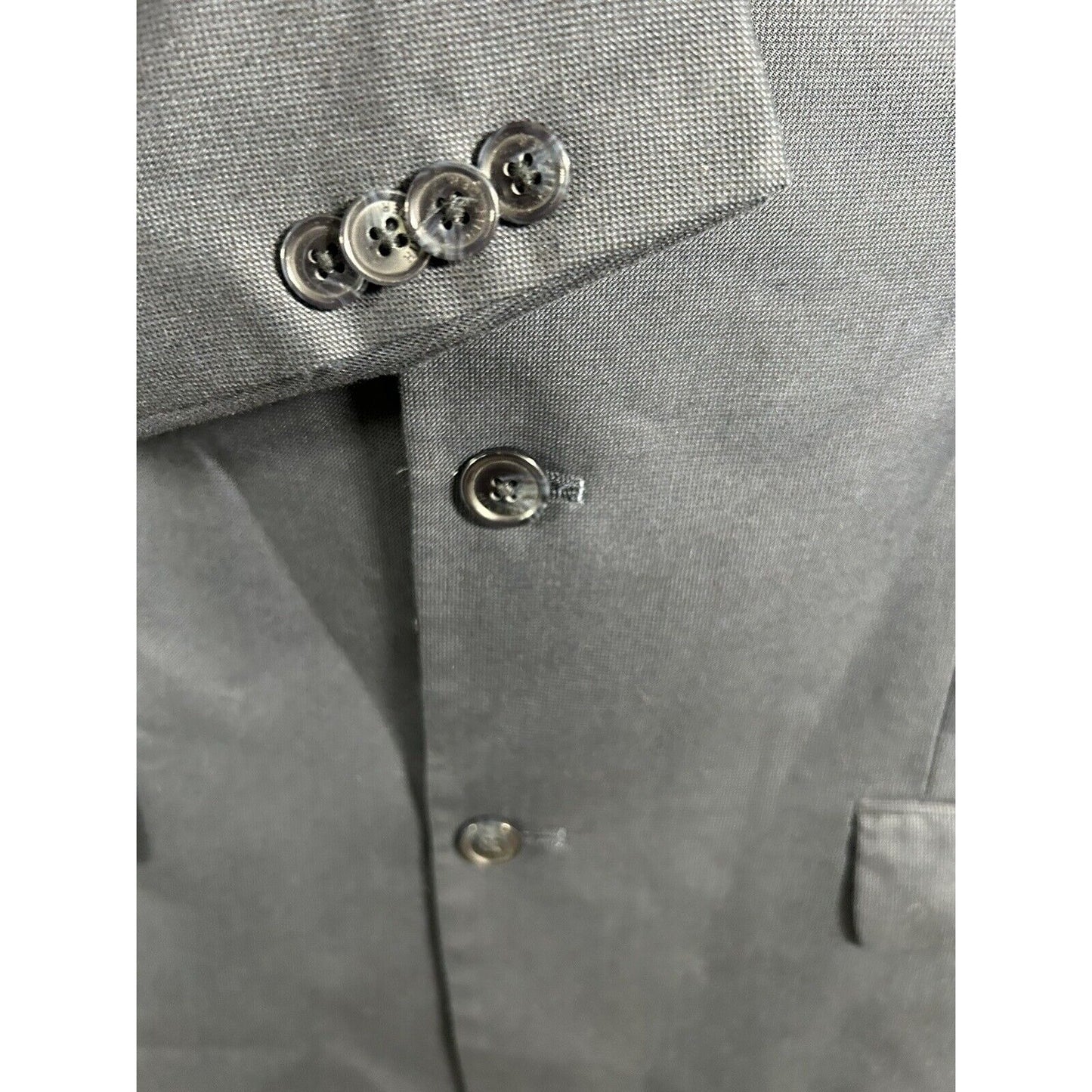 Tommy Hilfiger Polyester/Viscose Dark Blue Two Button Blazer Jacket Men’s 40L