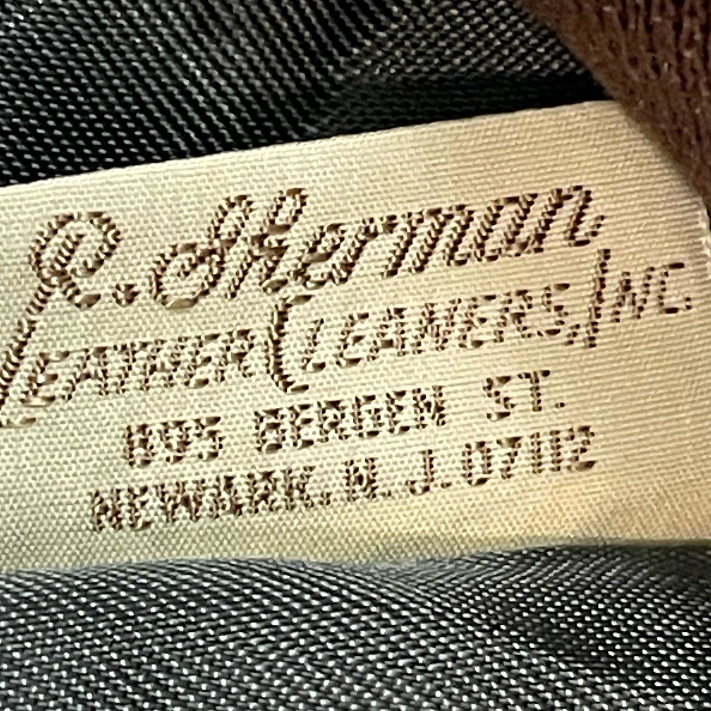 VTG Studio Sportswear Brown Genuine Leather Removable Lining Jacket Coat Size 42