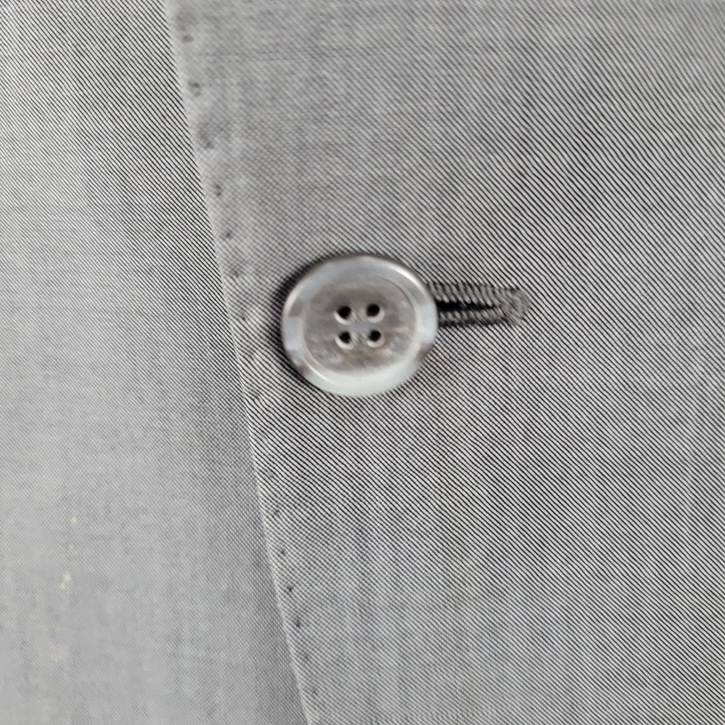 El Corte Ingles Grey Wool Mohair Blend 2 Button Notch Blazer Sport Coat Size 40