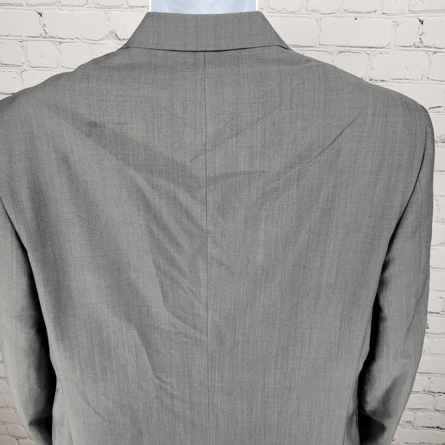 El Corte Ingles Grey Wool Mohair Blend 2 Button Notch Blazer Sport Coat Size 40