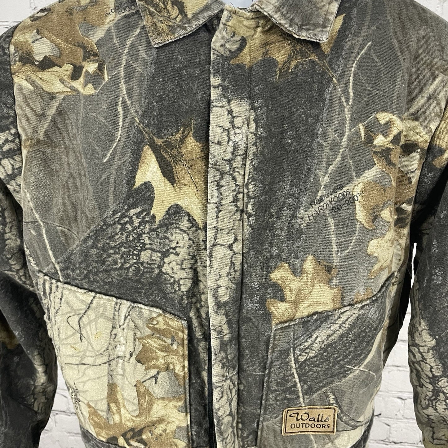 Walls Outdoors Camo Realtree Hardwoods Insulated Coveralls USA Youth Size 20