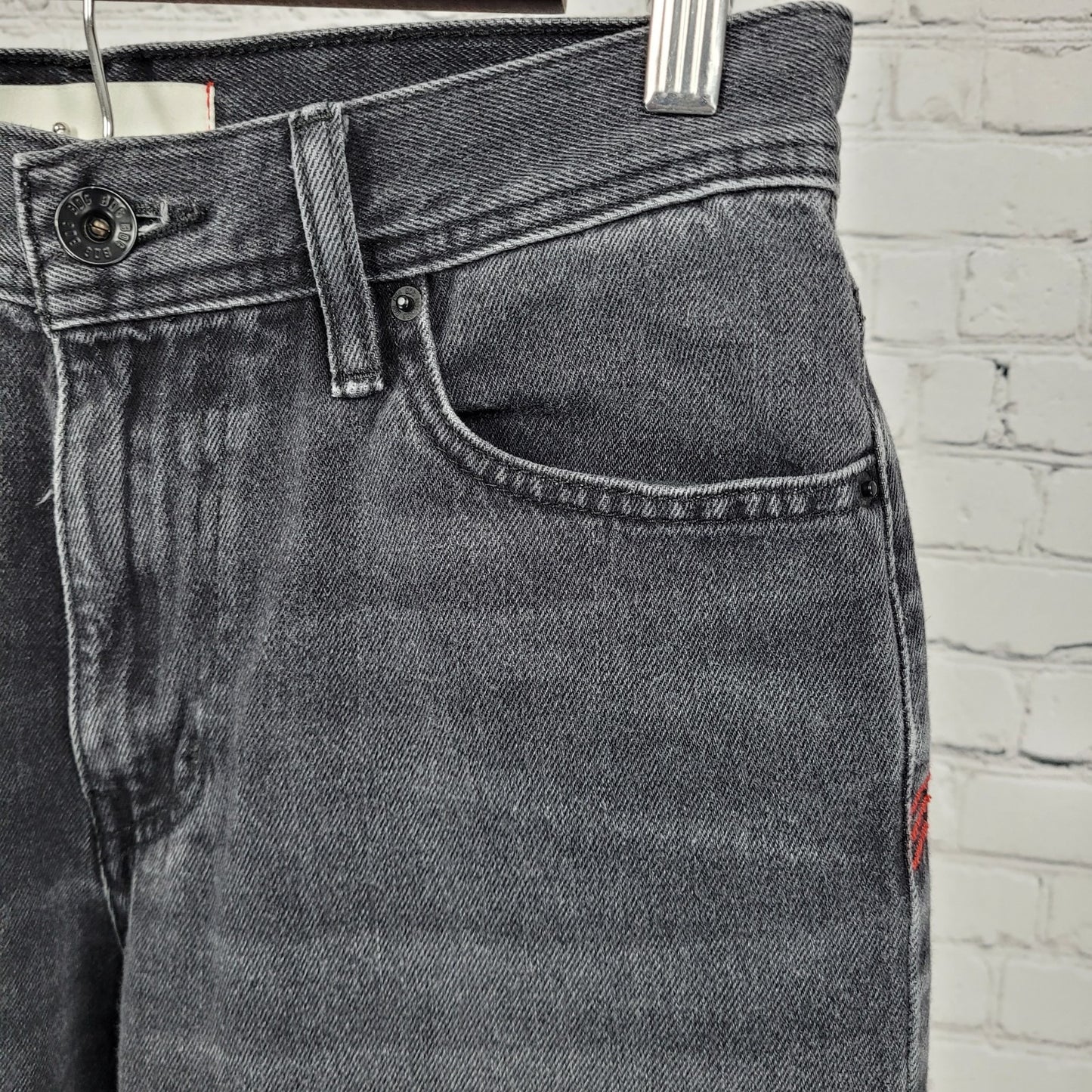 BDG Urban Outfitters Grey Black Denim Vintage Slim Fit Jeans Size 28/30 (28x28)