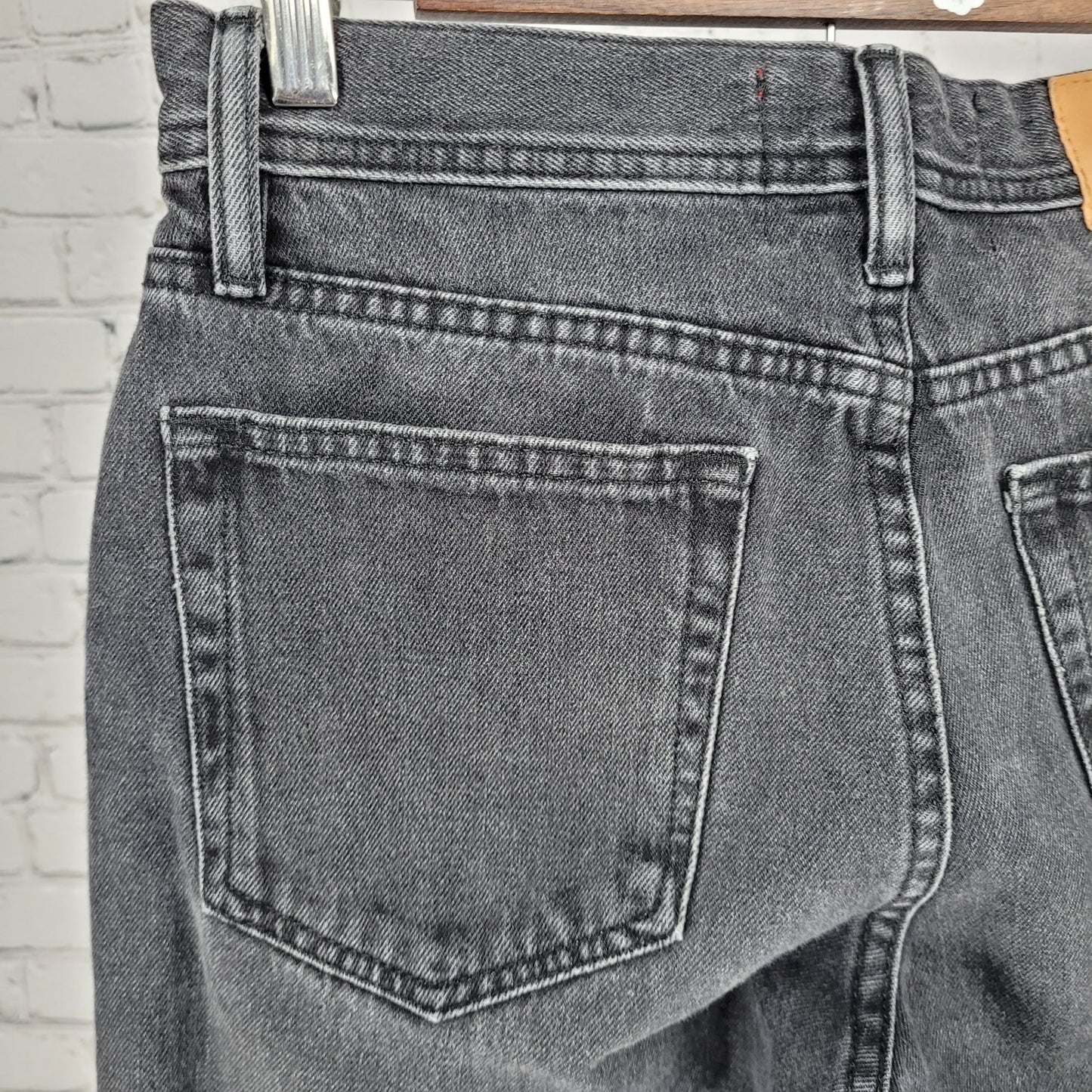 BDG Urban Outfitters Grey Black Denim Vintage Slim Fit Jeans Size 28/30 (28x28)
