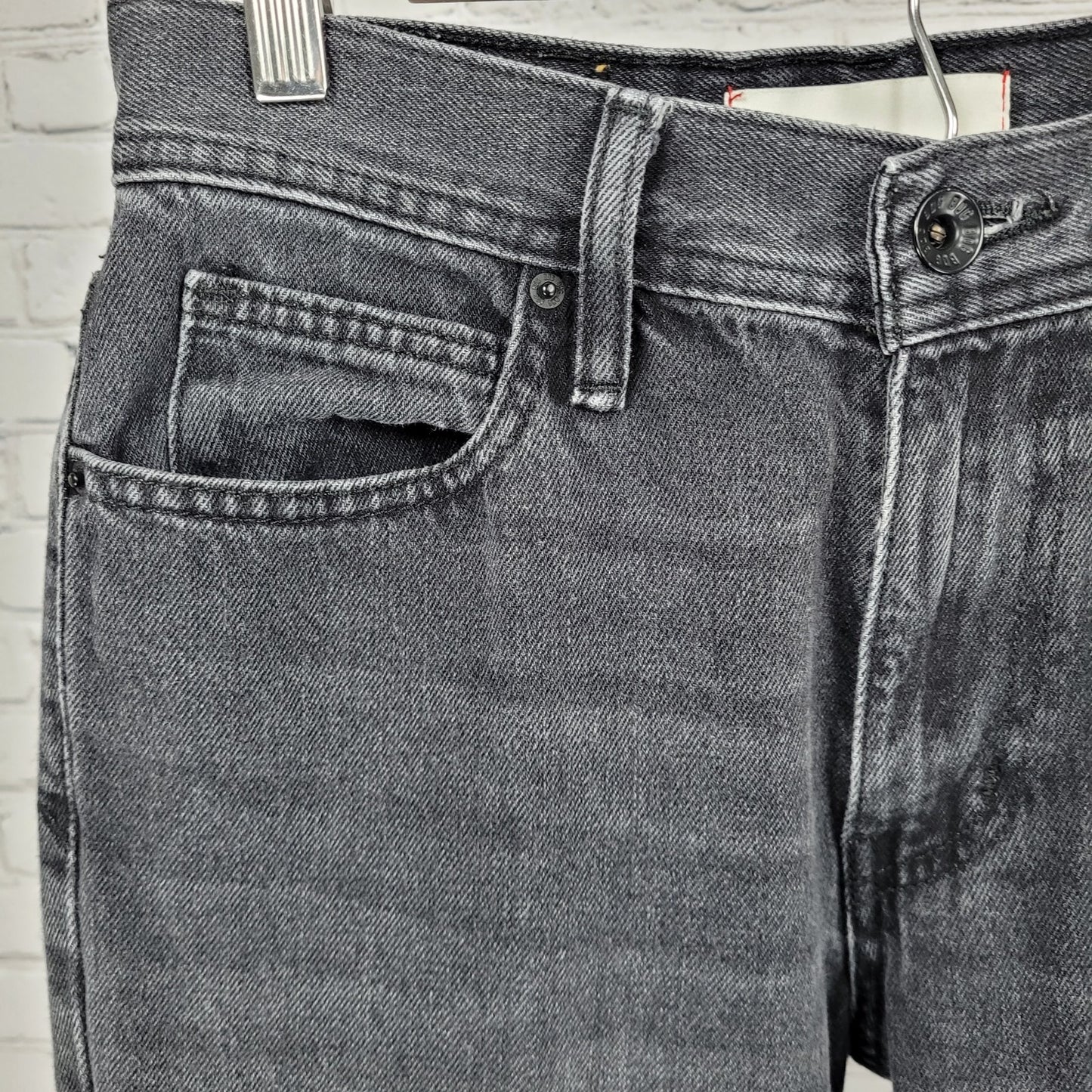 BDG Urban Outfitters Grey Black Denim Vintage Slim Fit Jeans Size 28/30 (28x28)