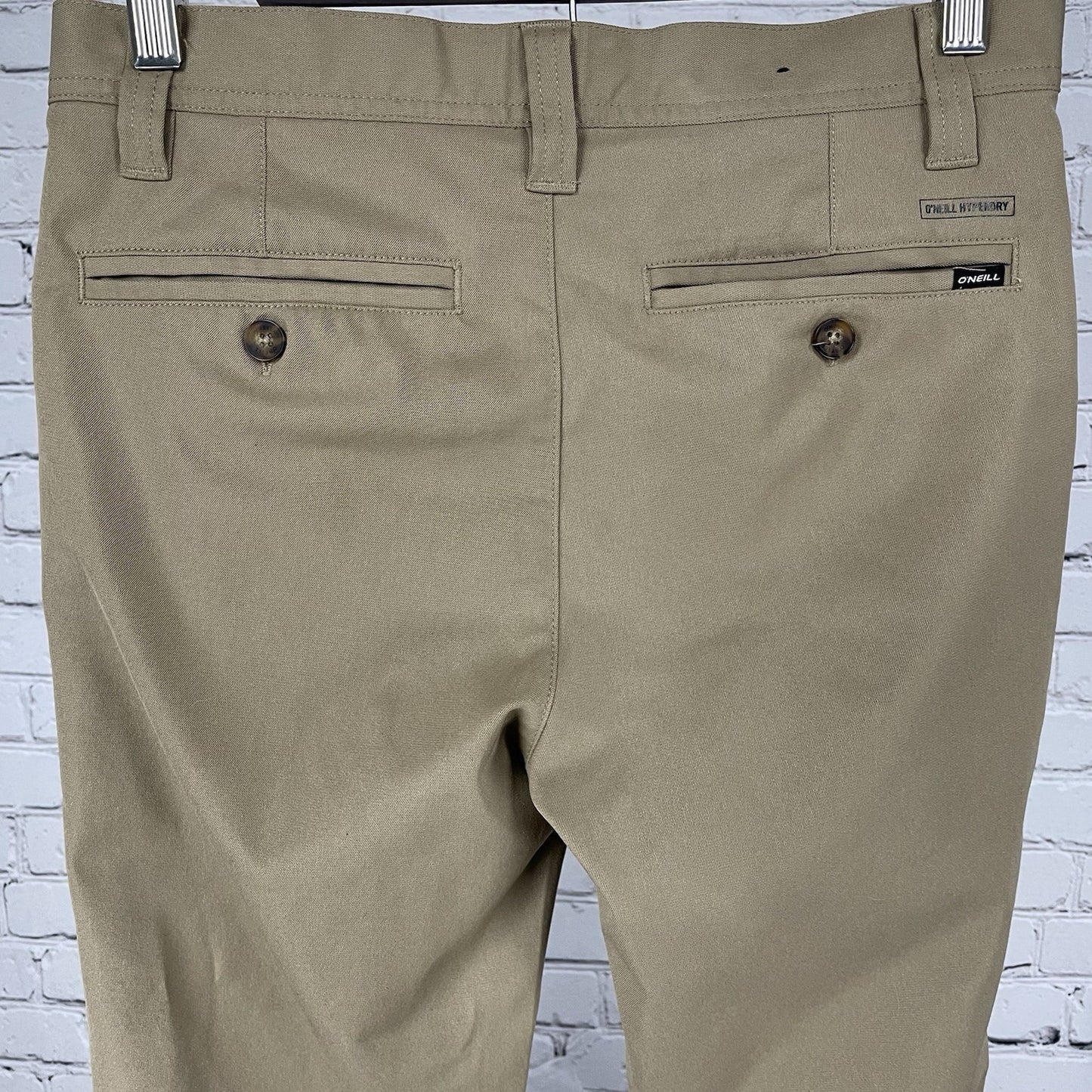 O’Neill Brown Modern Fit Hybrid Hyperdry Straight Chino Pants Size 29 (28x27.5)