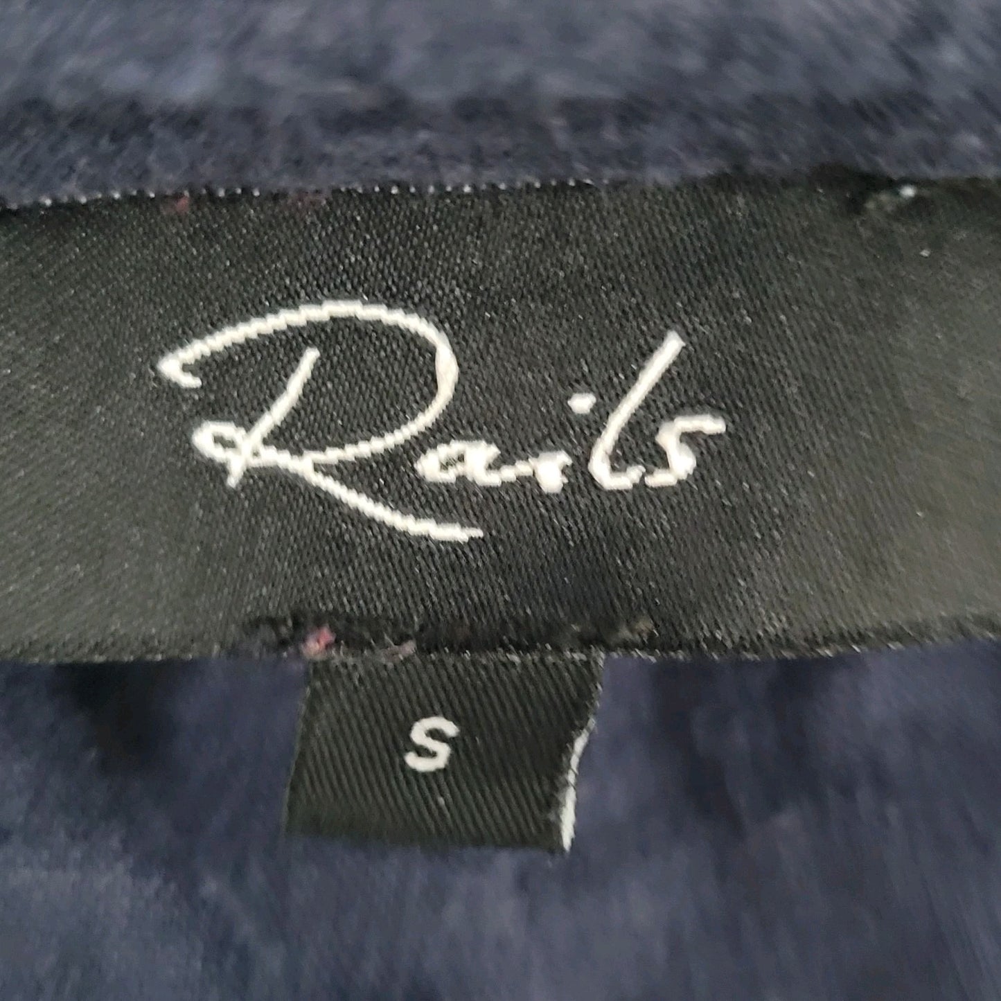 Rails Wishbone Blues Linen Blend Drawstring Shorts Size Small S (31x6)