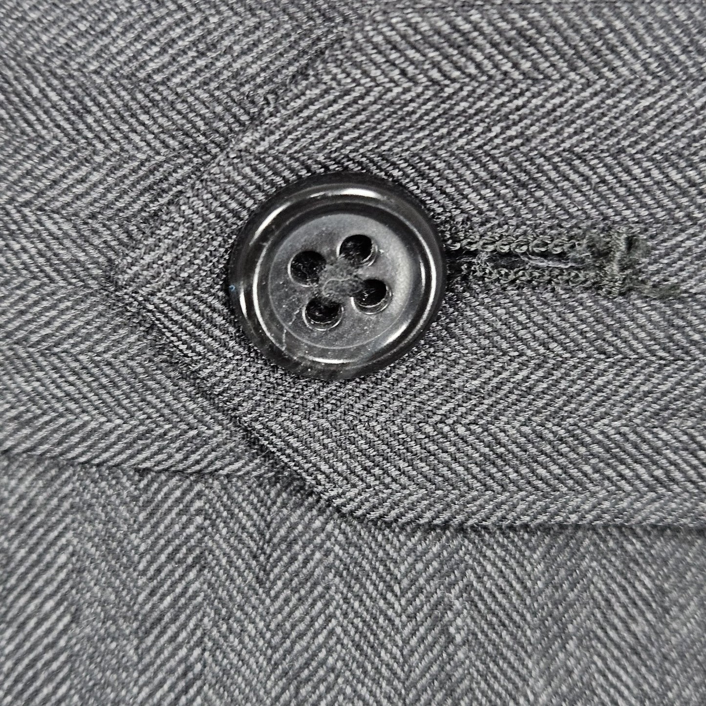 Jos A Bank Grey 100% Wool Flat Front Straight Leg Dress Pants 39R (39x28)