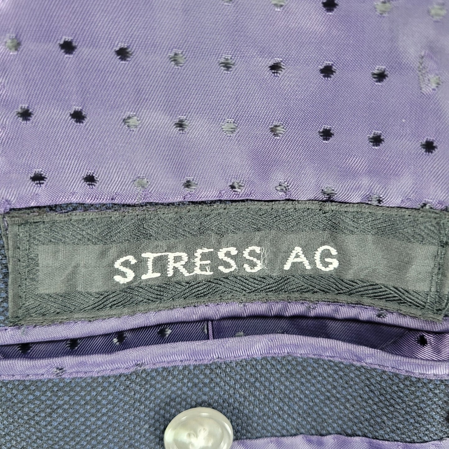 Artful Gentleman San Francisco By Design Navy 3 Piece Suit Blazer 42 Pants 36x31
