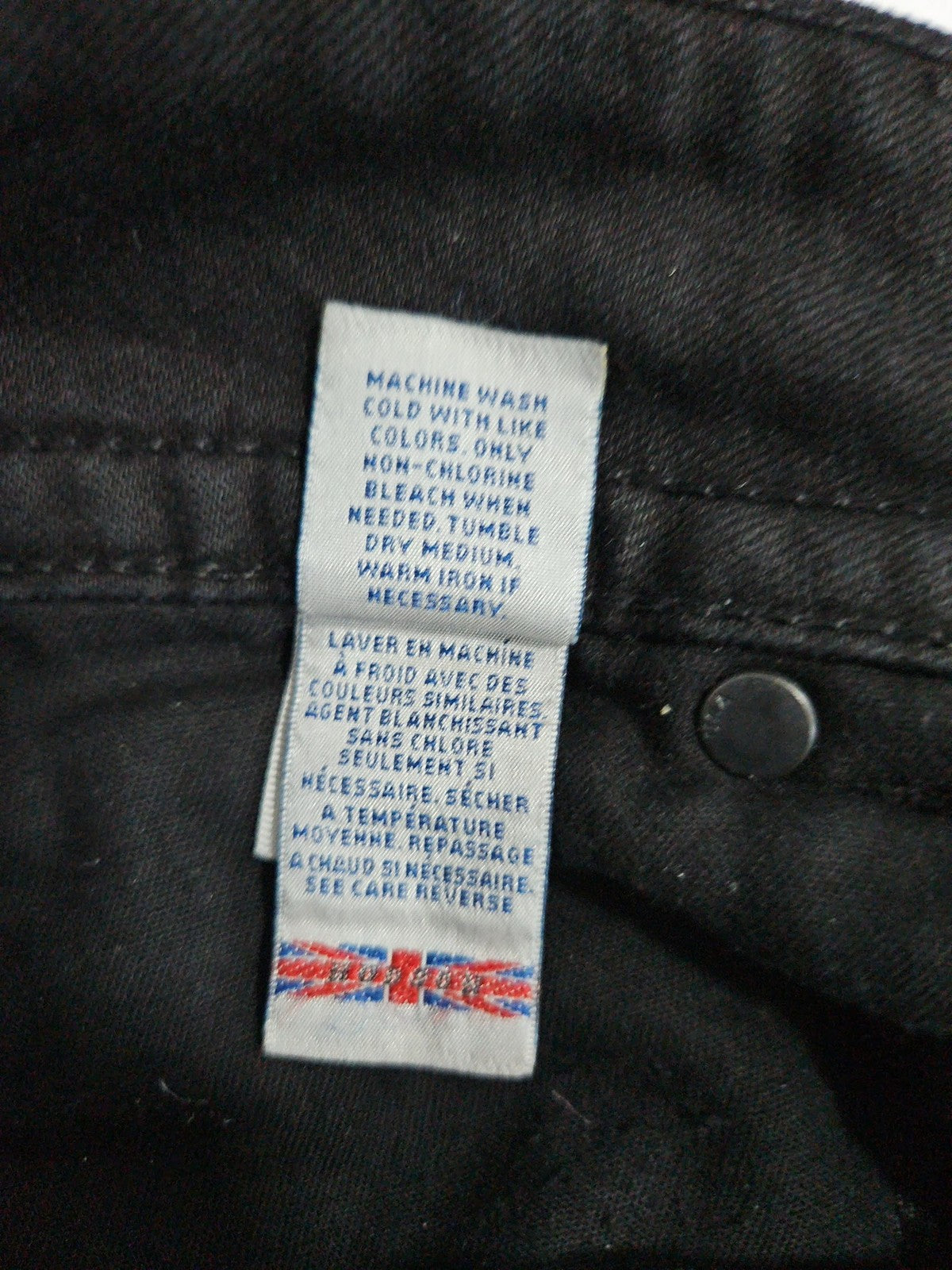 Hudson Black Bootcut Flap Pocket Women's Denim Jeans 24 (28X28)