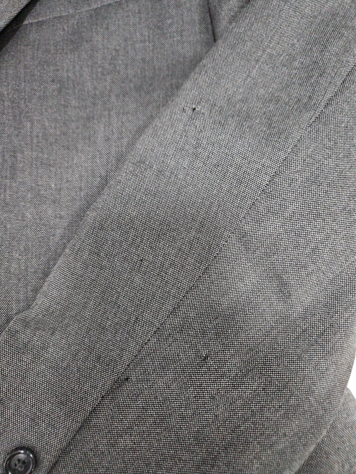 Jos A Bank Gray Slim Fit 2 Button Double Vented Notch Blazer Sport Coat 39R