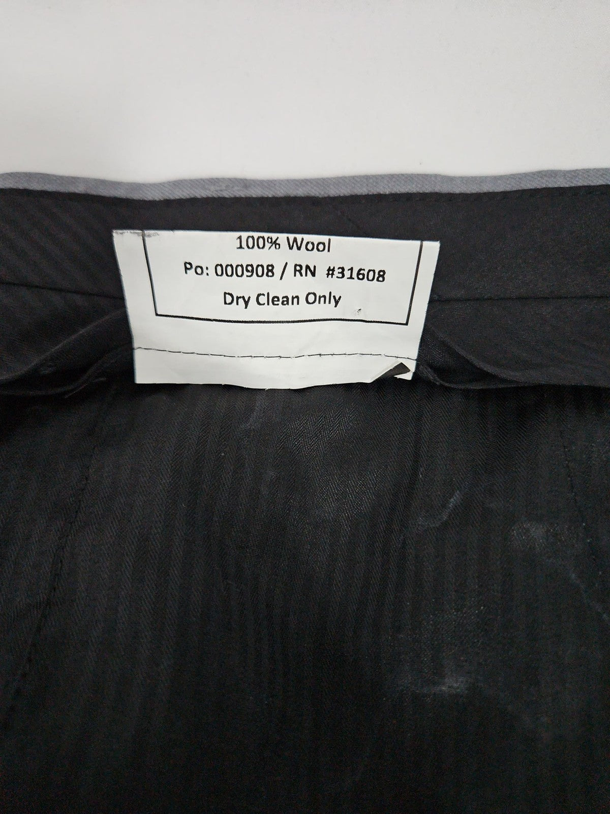 Jos A Bank 1905 Light Gray 100% Wool Flat Front Dress Pants 40R