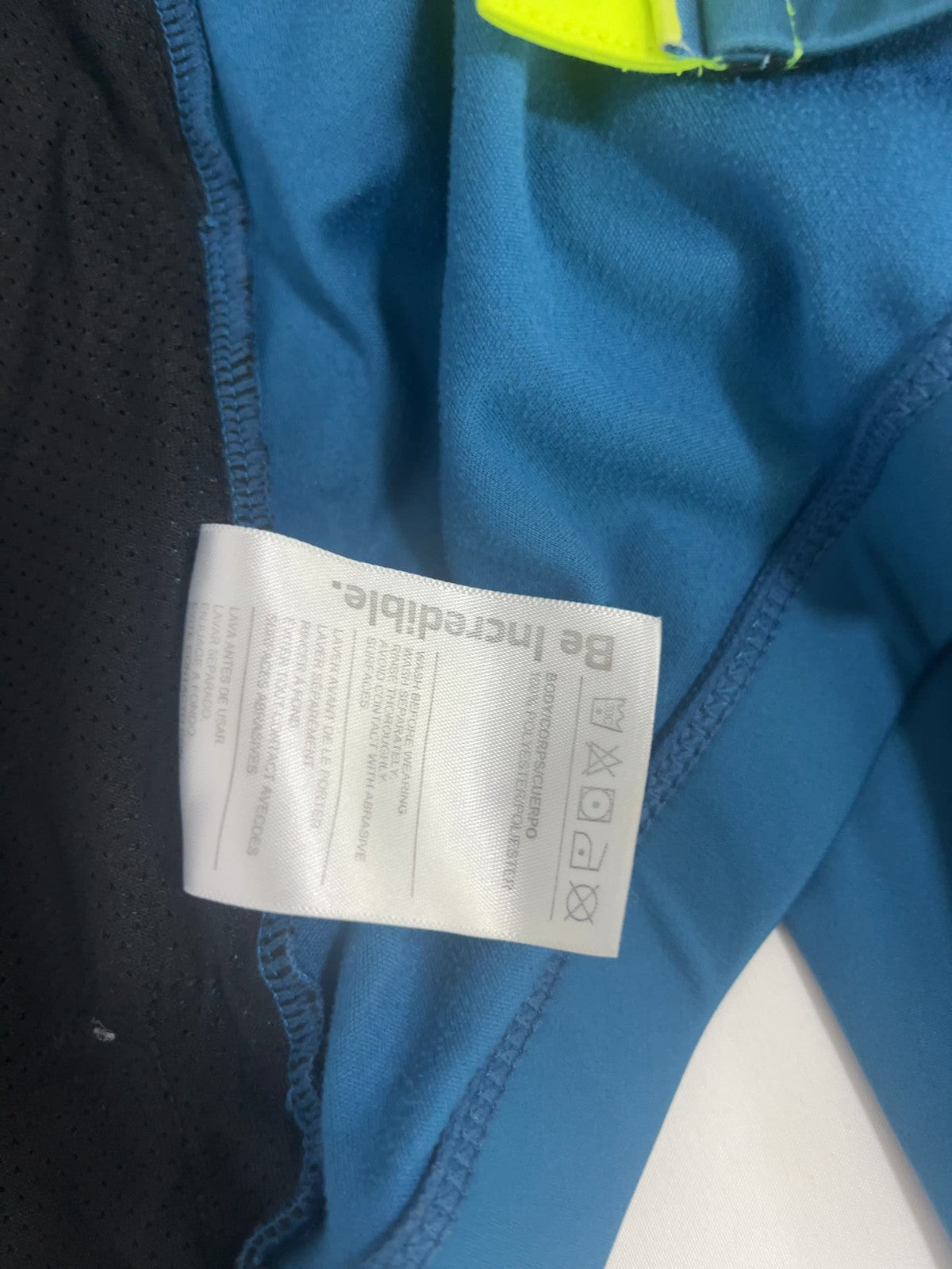Sugoi RS 180 Neon Yellow Teal Reflective Full Zip Men's Cycling Jacket L