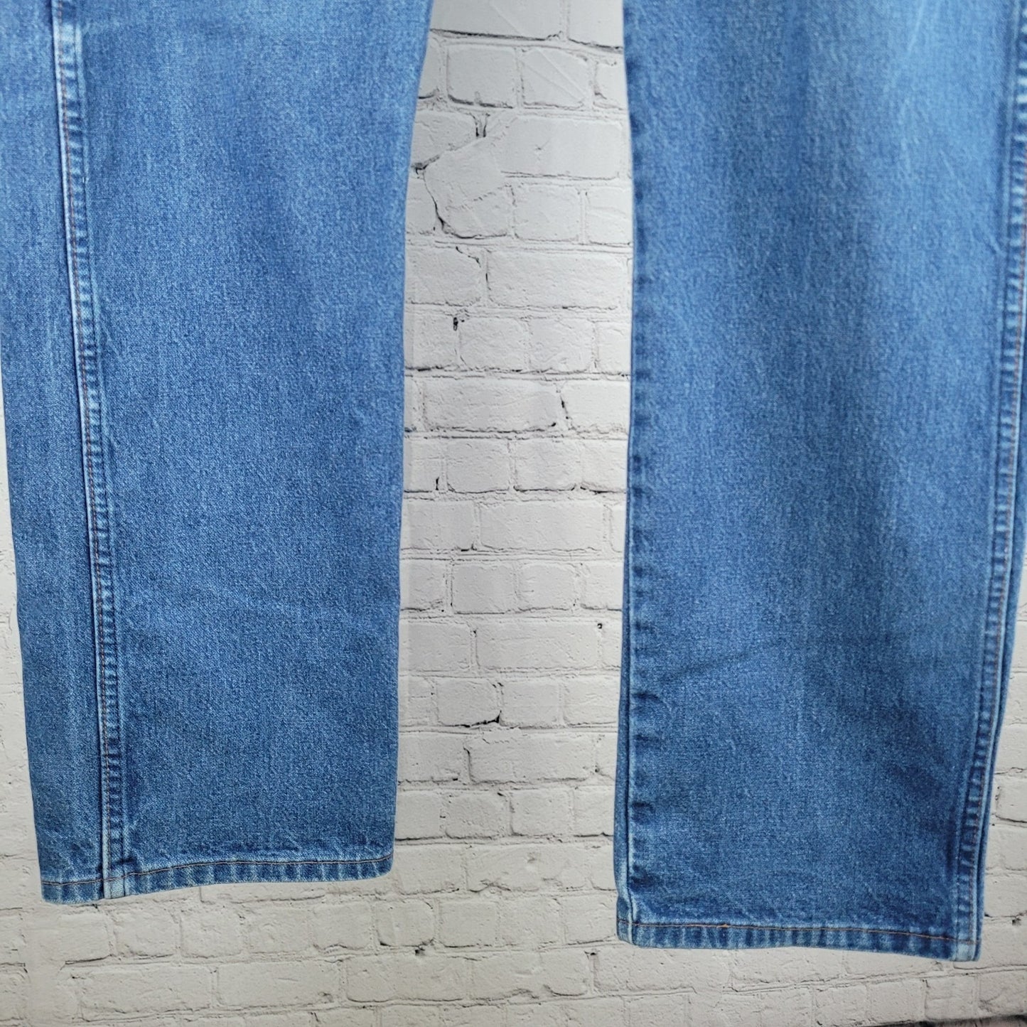 VTG Wrangler Blue Heavy Denim 100% Cotton Jeans USA Made Size 42x34 (41x33)