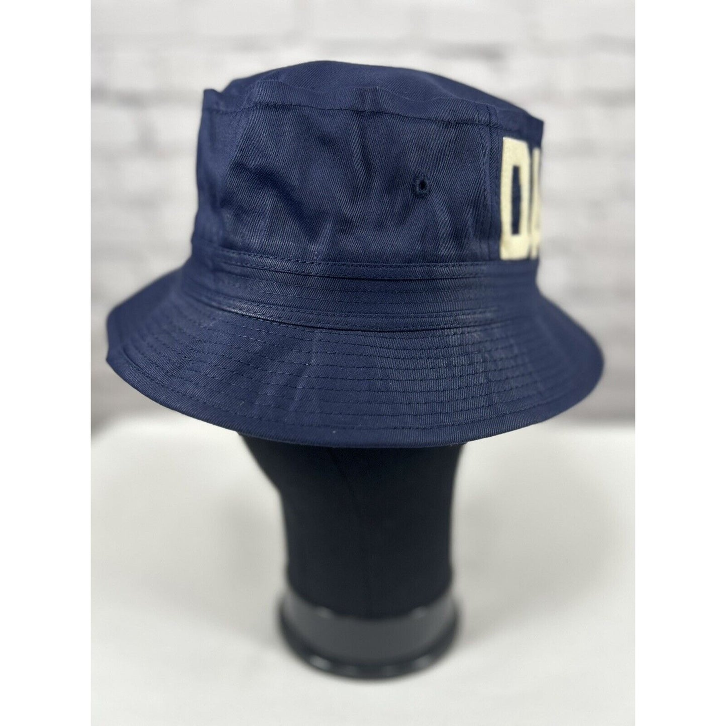 Dad Grass X Mark McNairy Whatever Wide Brim Blue Bucket Otto Cap Hat Size Small