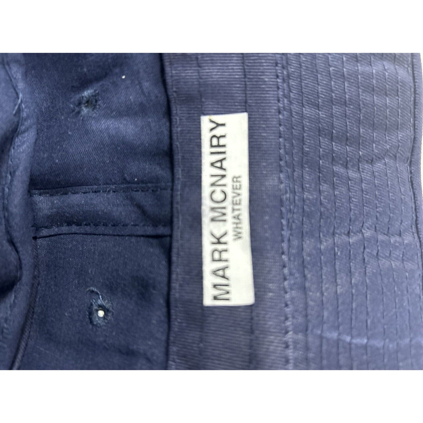 Dad Grass X Mark McNairy Whatever Wide Brim Blue Bucket Otto Cap Hat Size Small